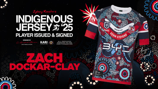 Zach Dockar-Clay - Player Issued & Signed Indigenous Jersey