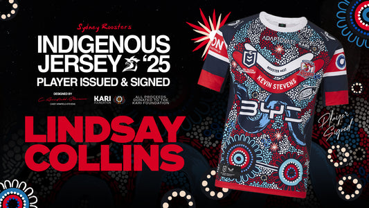 Lindsay Collins - Player Issued & Signed Indigenous Jersey