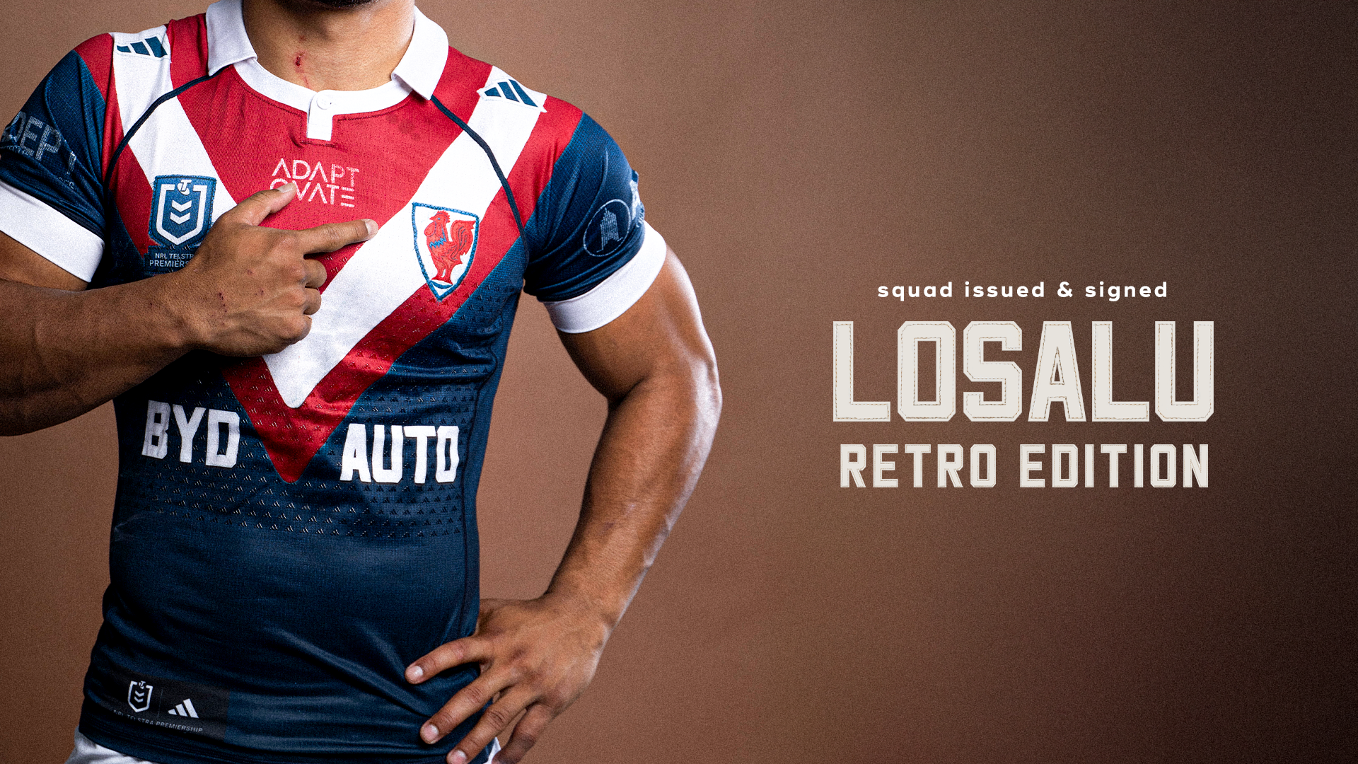 Taylor Losalu #15 - Player Issued & Signed Retro Jersey