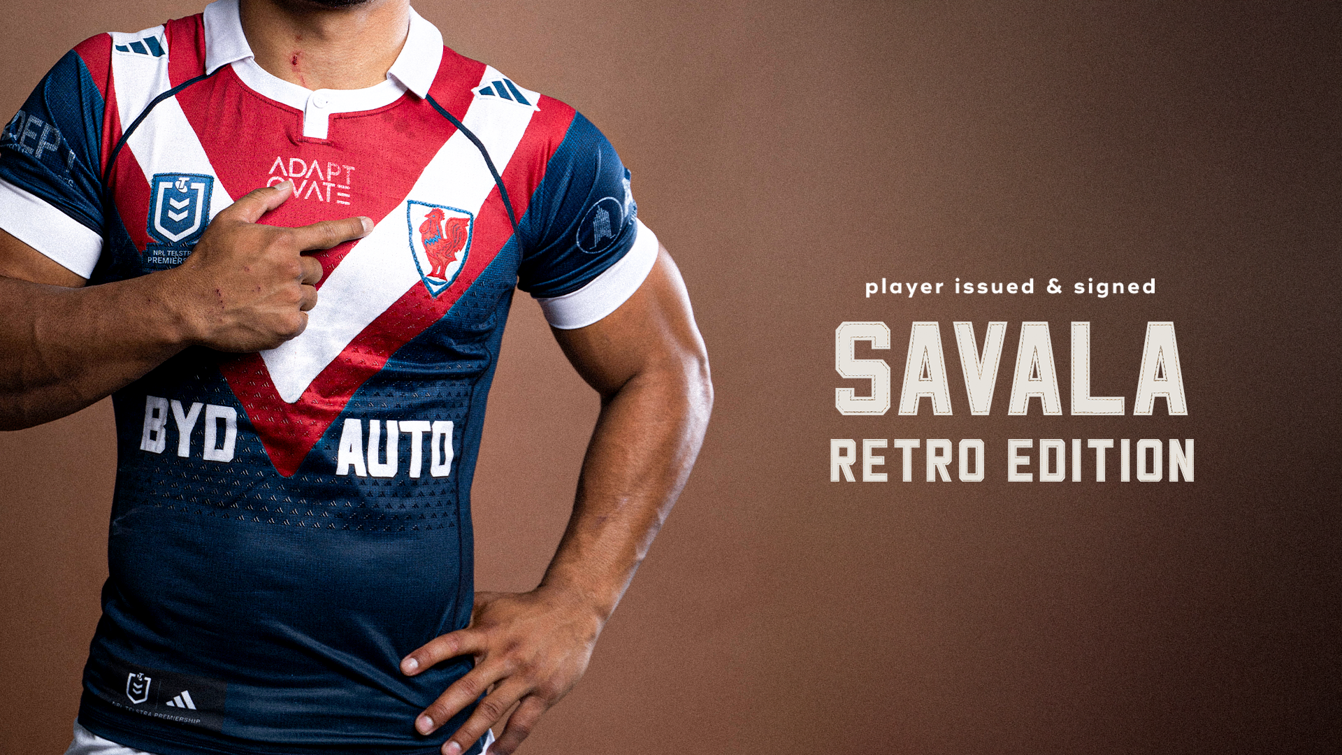 Hugo Savala #7 - Player Issued & Signed Retro Jersey