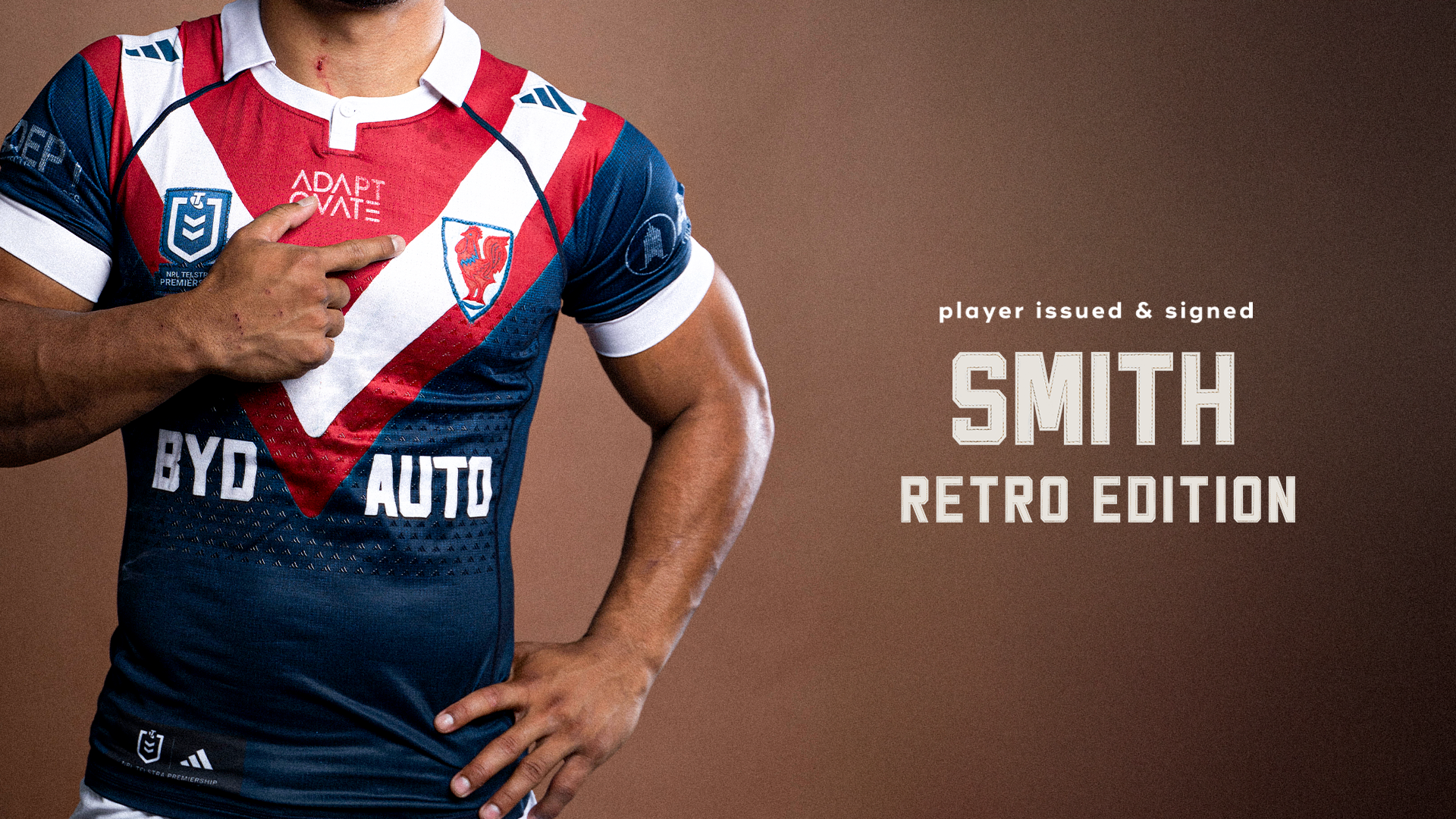 Billy Smith #3 - Player Issued & Signed Retro Jersey
