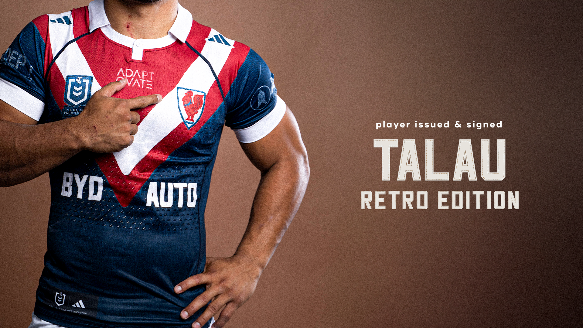 Tommy Talau #19 - Player Issued & Signed Retro Jersey